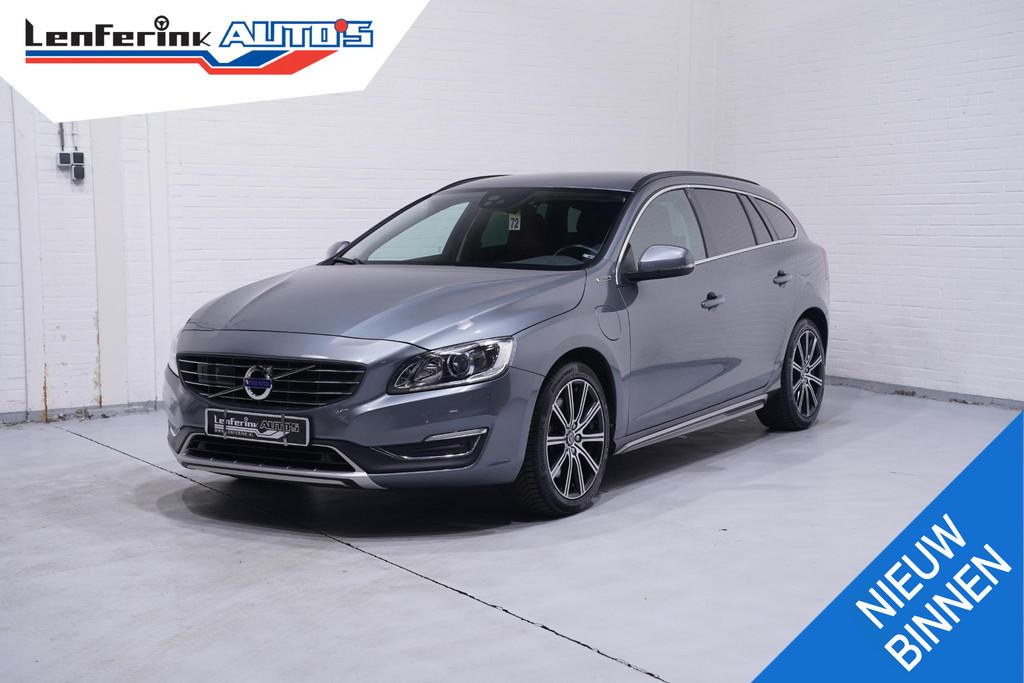 Volvo V60 2.4 D5 Twin Engine AWD navigatie lederen bekleding, Auto's, Automaat, 228 pk, Stof, Euro 6