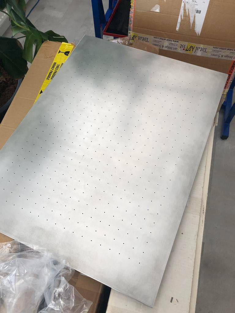 zeefdruk vacuüm aluminium drukblad voor papier en karton etc, Ophalen, Zo goed als nieuw