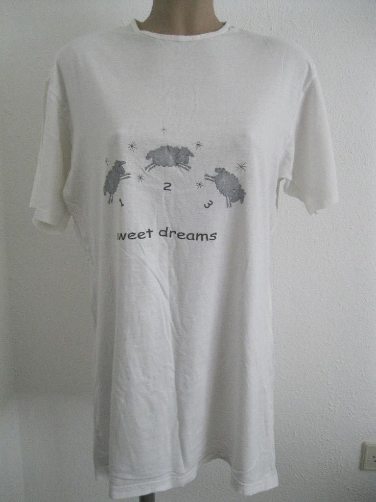 maat M, 1 Sweet Dreams nachtpon, ruglengte 82 cm., Onbekend, Ophalen of Verzenden, Wit, Nachtkleding