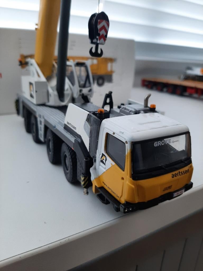 Grove GMK 4100 Aertssen Conrad, Hobby en Vrije tijd, Modelauto's | 1:50, Ophalen of Verzenden, Nieuw, Hijskraan, Tractor of Landbouw