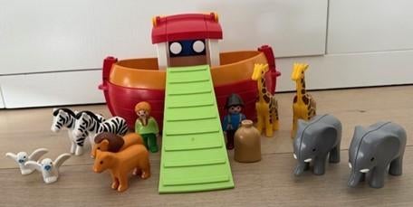 PLAYMOBIL 1.2.3 Meeneem Ark van Noa – Compleet, Kinderen en Baby's, Speelgoed | Playmobil, Ophalen, Gebruikt, Complete set