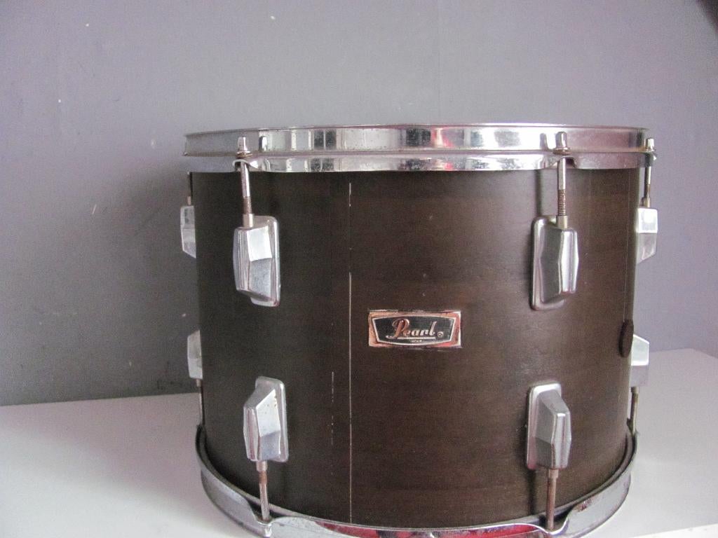 Trommel van Pearl (japan) het is opnieuw beplakt, Ophalen, Gebruikt, Drums of Percussie