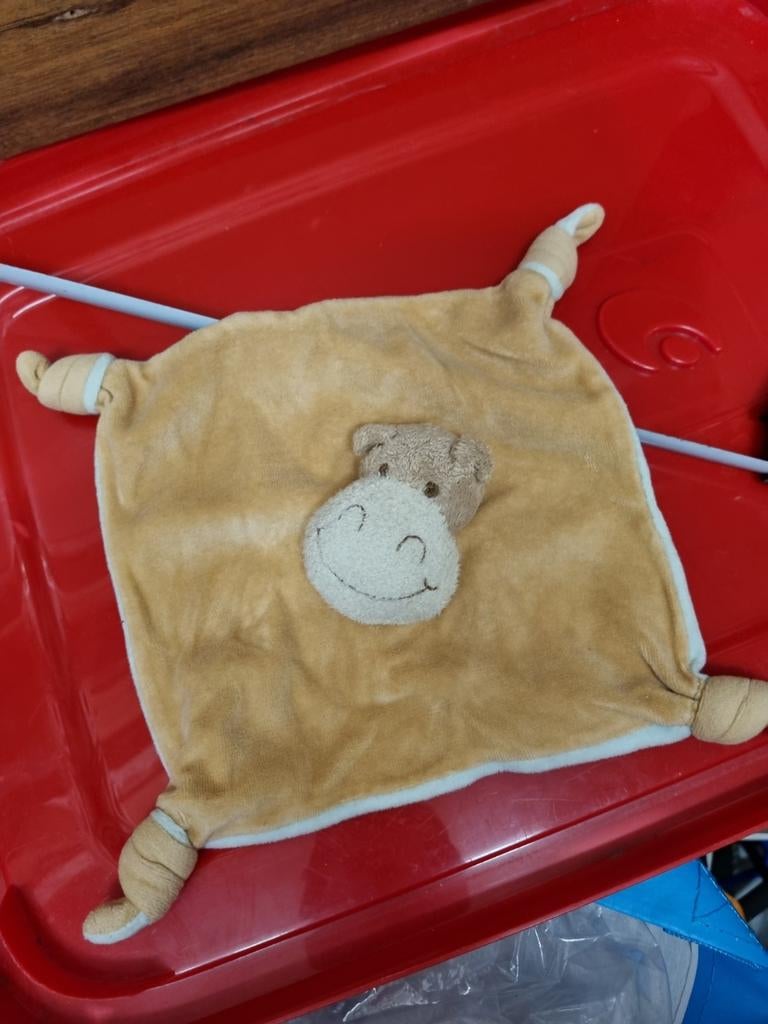 Nijlpaard knuffel doekje nr 18, Kinderen en Baby's, Ophalen of Verzenden, Overige typen