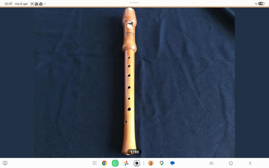 Hohner sopraan  Blokfluit, Ophalen of Verzenden, Gebruikt, Sopraan of Sopranino