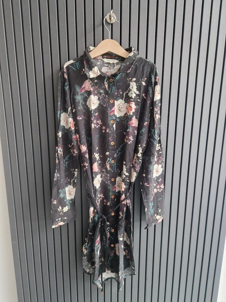 Revelation Bloemenprint Jurk XS, Zwart, Ophalen of Verzenden, Revelation, Maat 34 (XS) of kleiner