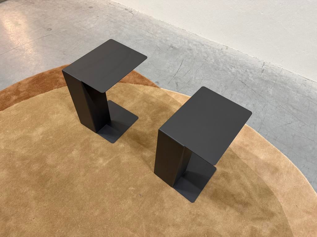 (1) Gelderland Ori Bijzettafels grijs design Tafel, Minder dan 55 cm, Nieuw, Ophalen of Verzenden, Gelderland