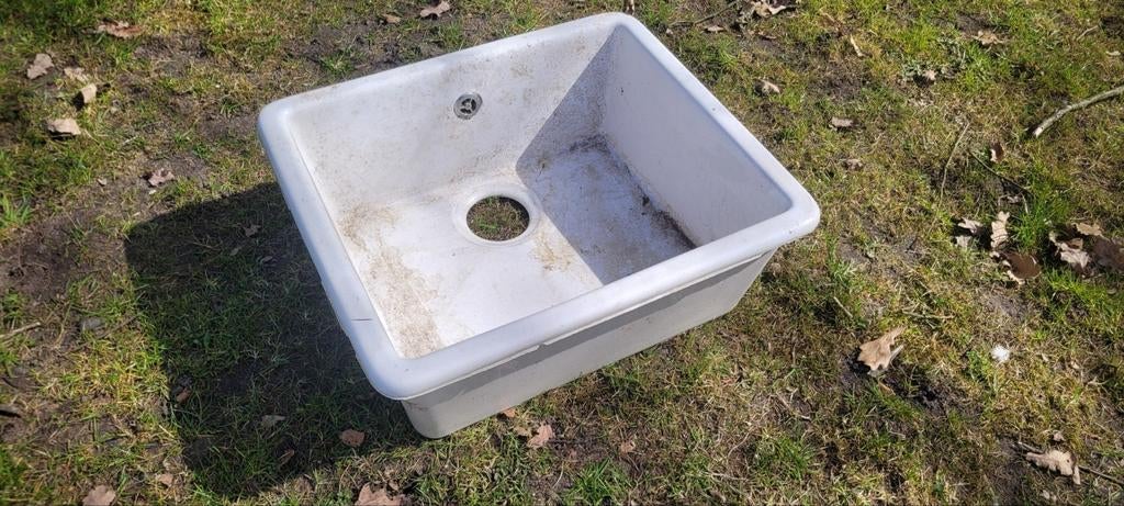 Stenen gootsteen, Ophalen, Gebruikt, Wastafel