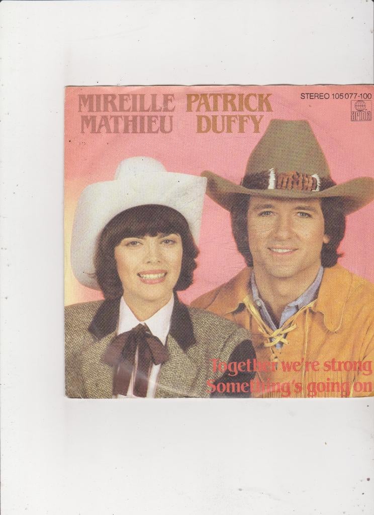 7"Single Mireille Mathieu & Patrick Duffy, Ophalen of Verzenden, Gebruikt, 7 inch, Single