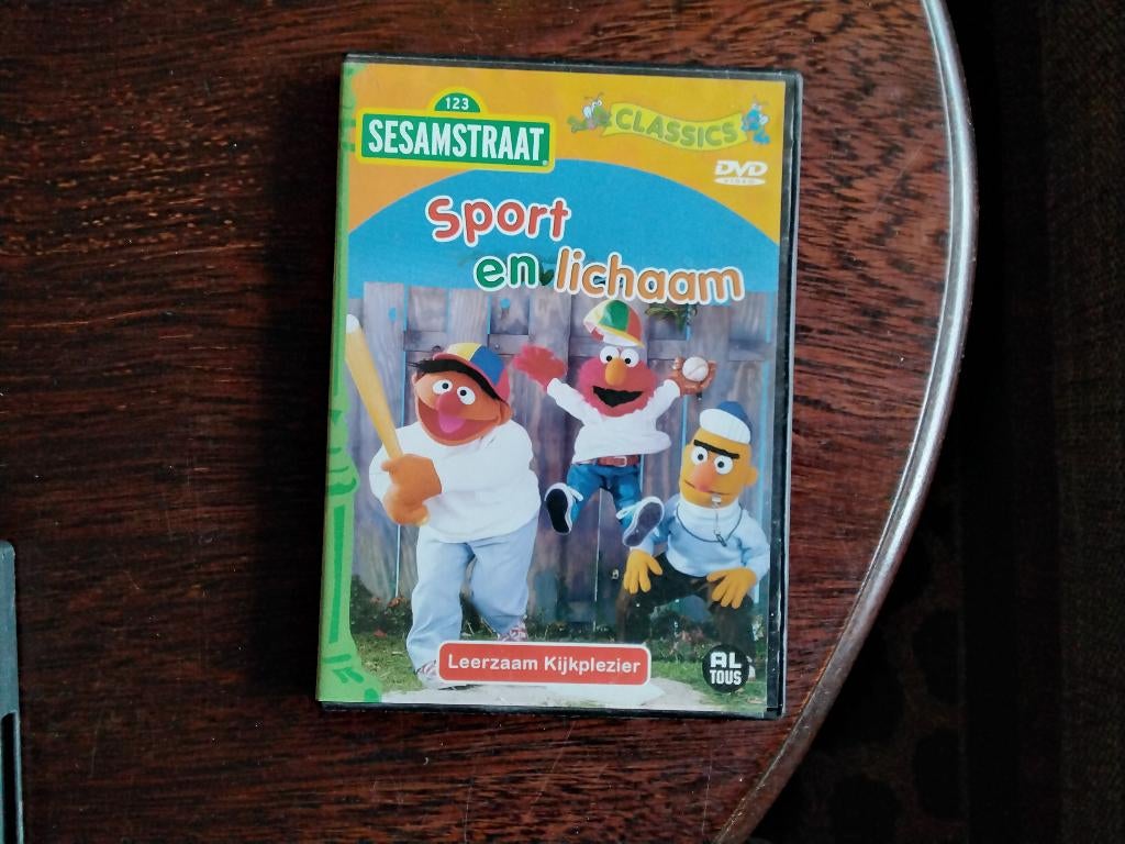 Sesamstraat sport en lichaam, origineel, Alle leeftijden, Ophalen of Verzenden, Zo goed als nieuw, Educatief