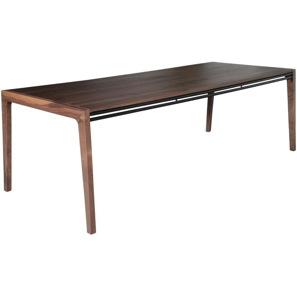 Nieuw in doos: Harvink design eettafel notenhout 200 cm, Huis en Inrichting, Tafels | Eettafels, Overige houtsoorten, Modern retro