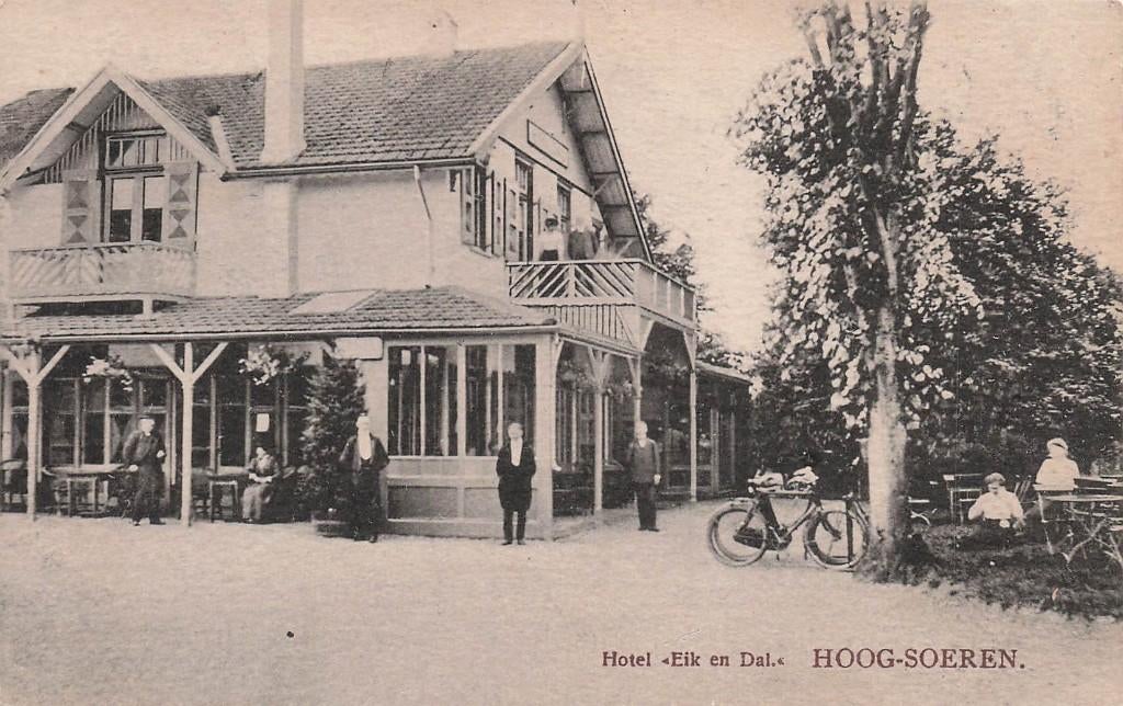 JN762 Hoog-Soeren Hotel Eik en Dal 1910-20, Verzenden, Voor 1920, Ongelopen, Gelderland