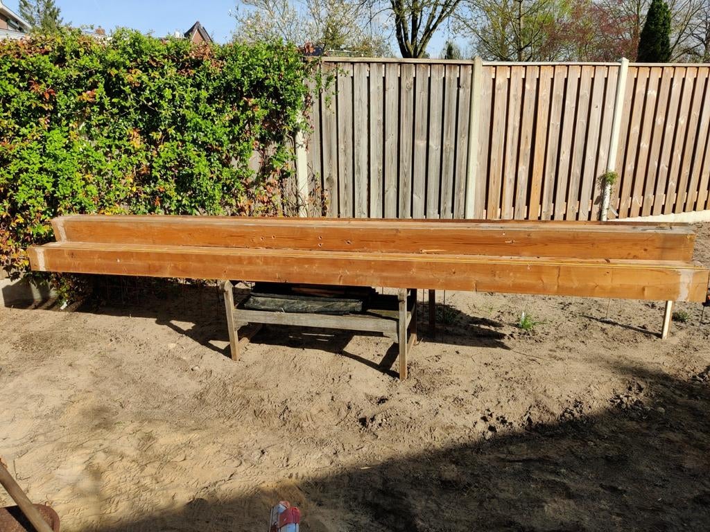 Houten balken 165x70mm, Ophalen