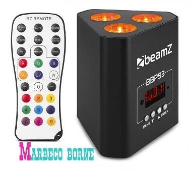 Uplight LED Par, Triangle Par, 3x10W, Accu, 4-in-1 RGBW