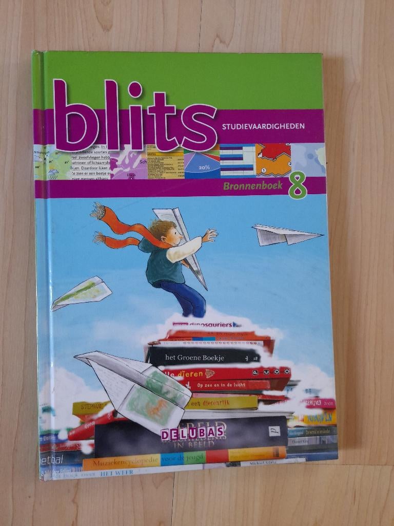 TAAL METHODE BLITS BRONNENBOEK GROEP 8 STUDIEVAARDIGHEDEN, Ophalen of Verzenden, Gelezen, Overige niveaus, Nederlands