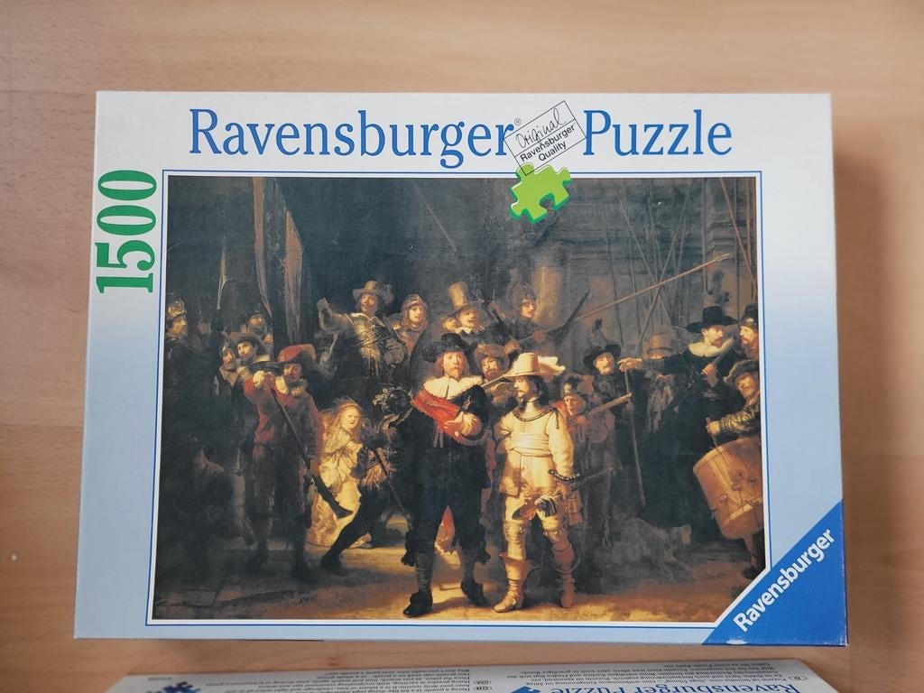 Puzzel nachtwacht 1500 stukjes, Hobby en Vrije tijd, Denksport en Puzzels, Ophalen of Verzenden, 500 t/m 1500 stukjes