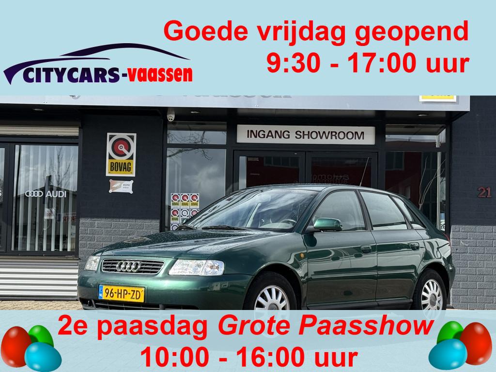 Audi A3 1.8 5V Ambiente 126 pk climate ctr lmv 15 inch tel v, Stof, Gebruikt, Beige, 4 cilinders