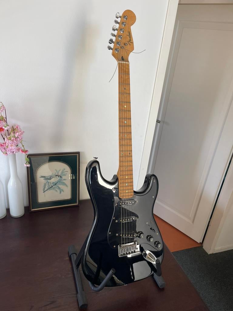 Fender Stratocaster - Lite Ash - ZGAN, Ophalen, Zo goed als nieuw, Solid body, Fender