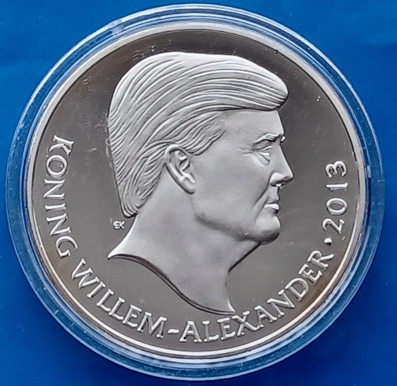 Penning Koning Willem-Alexander 2013, Verzenden, Overige materialen, Nederland