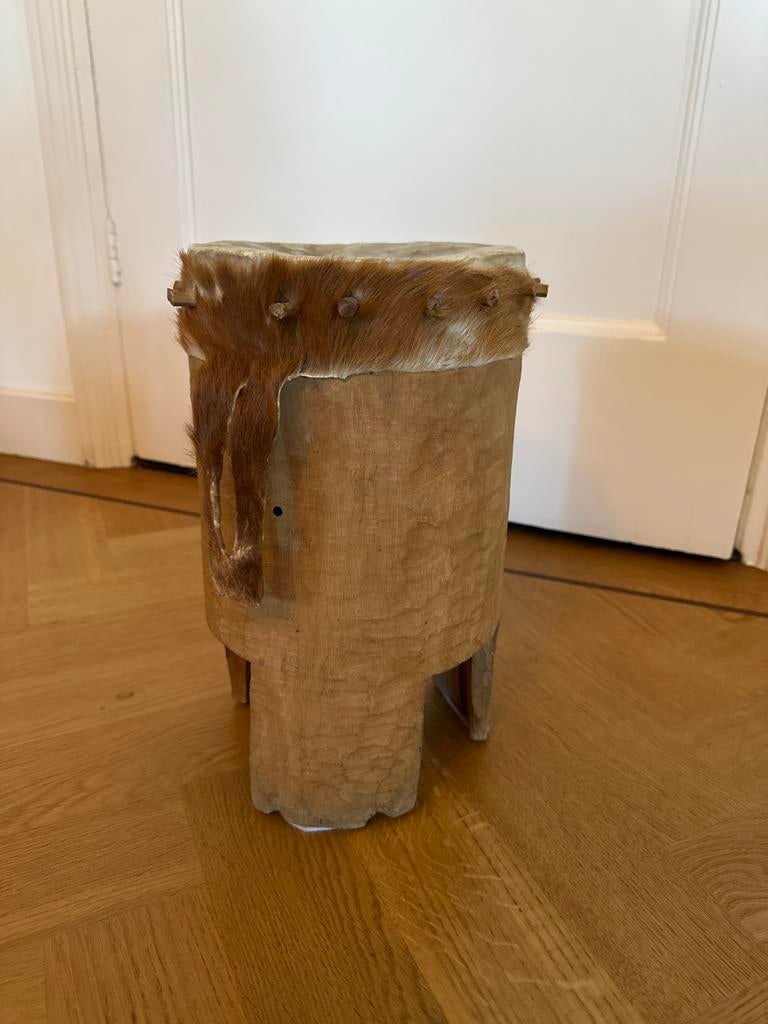 Djembe trommel, Ophalen, Gebruikt, Trommel