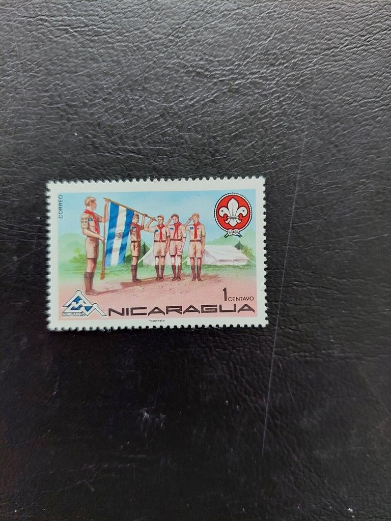 Nicaragua. Scouting. Postfris, Ophalen of Verzenden, Overige landen