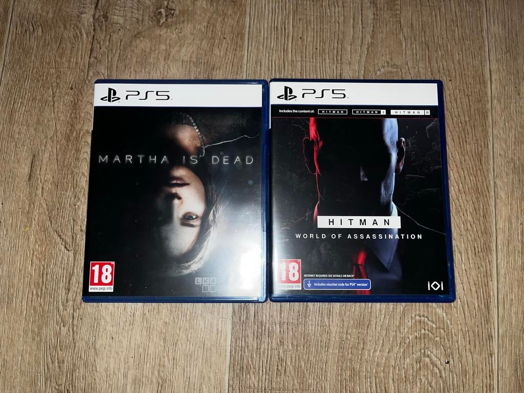 PS5 games: Martha is Dead en Hitman World of Assassination, Ophalen, Zo goed als nieuw