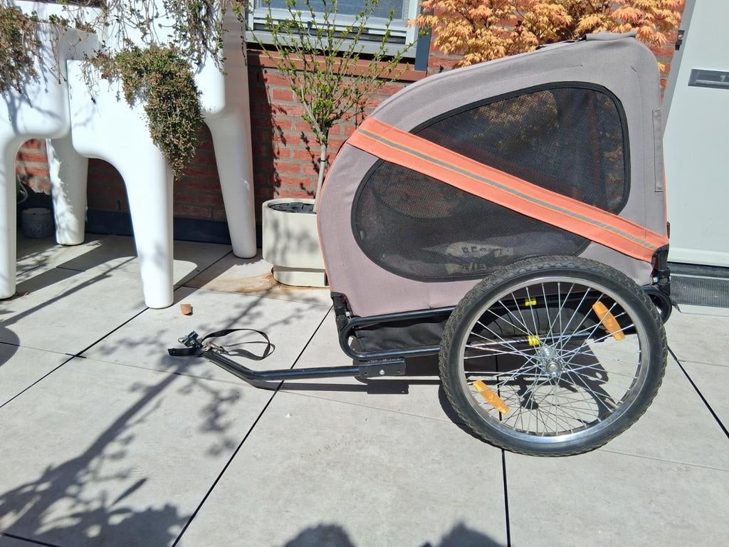 Fietsaanhanger voor middelgrote hond/kat, Ophalen, Hondenkar