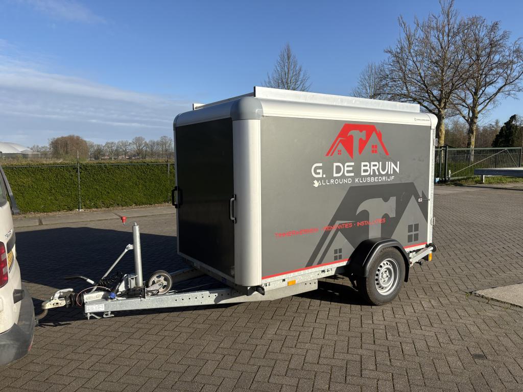 Henra gesloten opbouw aanhanger 265x158x160 1350 kg bj 2024, Auto diversen, Aanhangers en Bagagewagens, Gebruikt