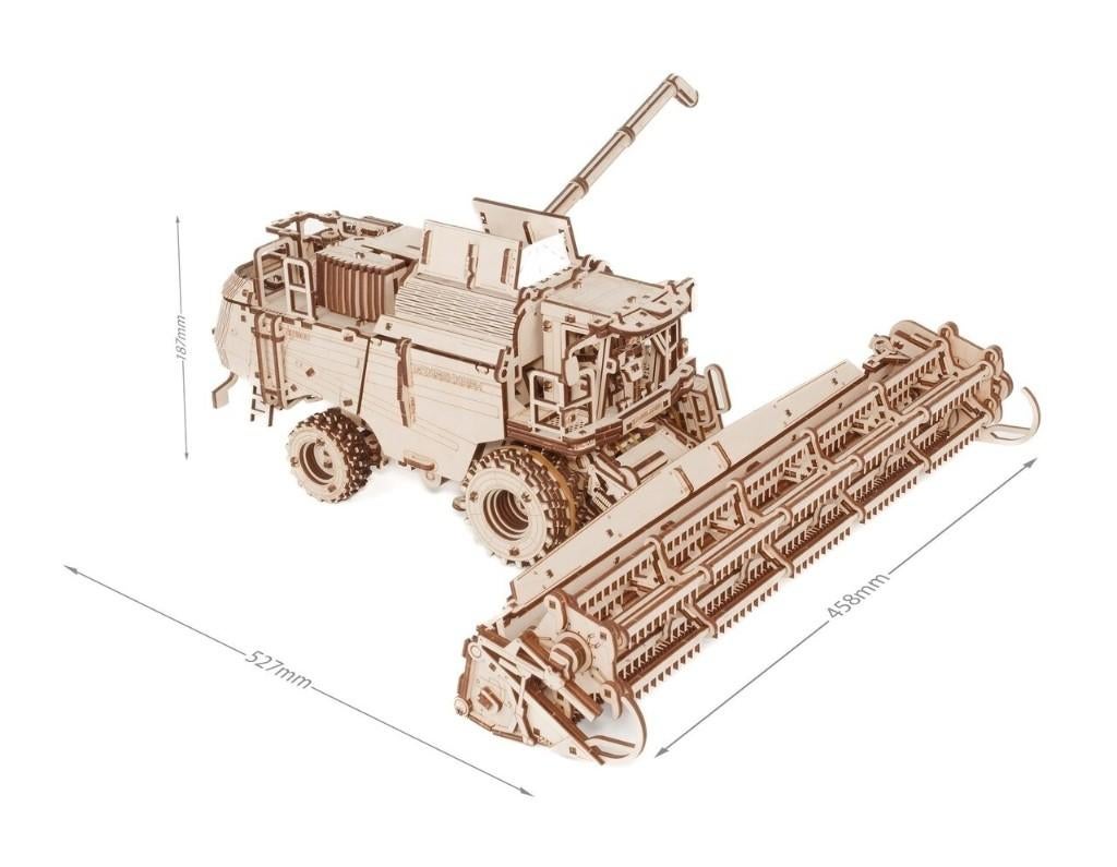 Houten bouwpakket Maaidorser, Hobby en Vrije tijd, Ophalen of Verzenden, Nieuw, Knutselwerk