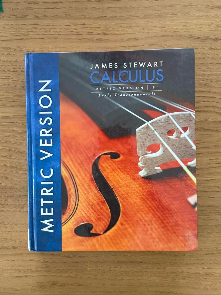 Calculus Metric Version 8E - James Stewart, Boeken, Studieboeken en Cursussen, Ophalen of Verzenden, Beta, Gelezen, WO