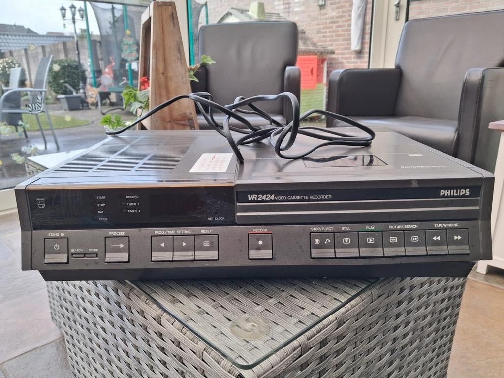 Philips VR 2424 Video 2000 videorecorder voor onderdelen, Audio, Tv en Foto, Videospelers, Ophalen of Verzenden