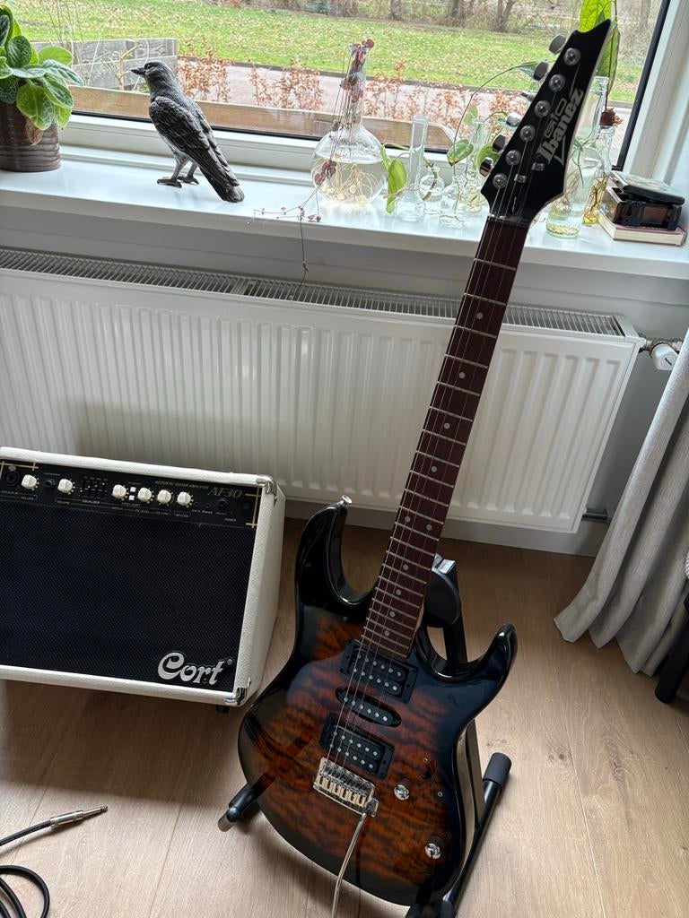 Ibanez Gio + Cort AF 30, Gebruikt, Ibanez, Met versterker, Ophalen of Verzenden