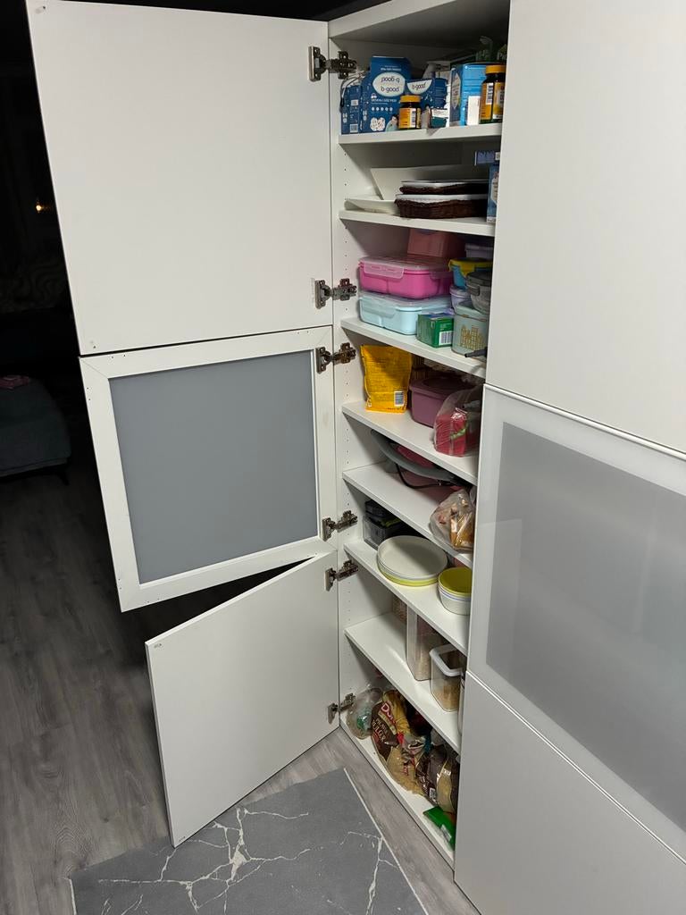 IKEA  besta Metod Keukenkast met planken en deuren, Ophalen of Verzenden, Gebruikt