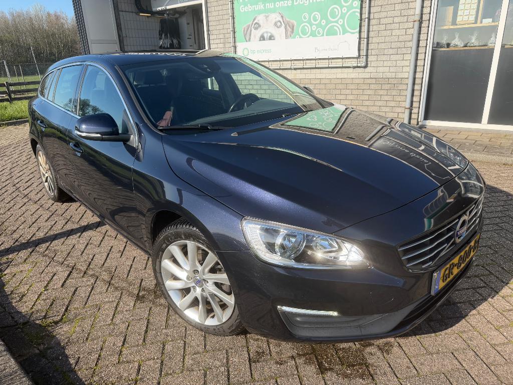 Volvo V60 D2 120pk Start/stop 2015 Blauw, Auto's, Volvo, Voorwielaandrijving, 4 cilinders, 1969 cc, Blauw