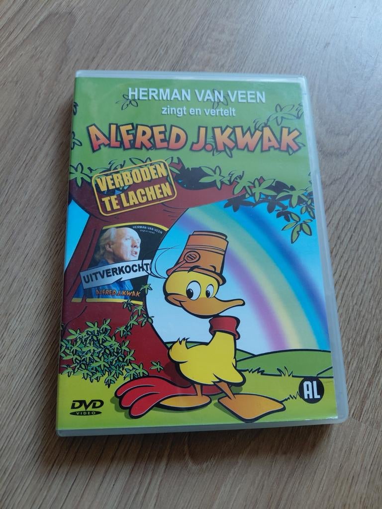 Alfred J. Kwak verboden te lachen. Herman van Veen., Gebruikt, Alle leeftijden, Ophalen of Verzenden, Komedie