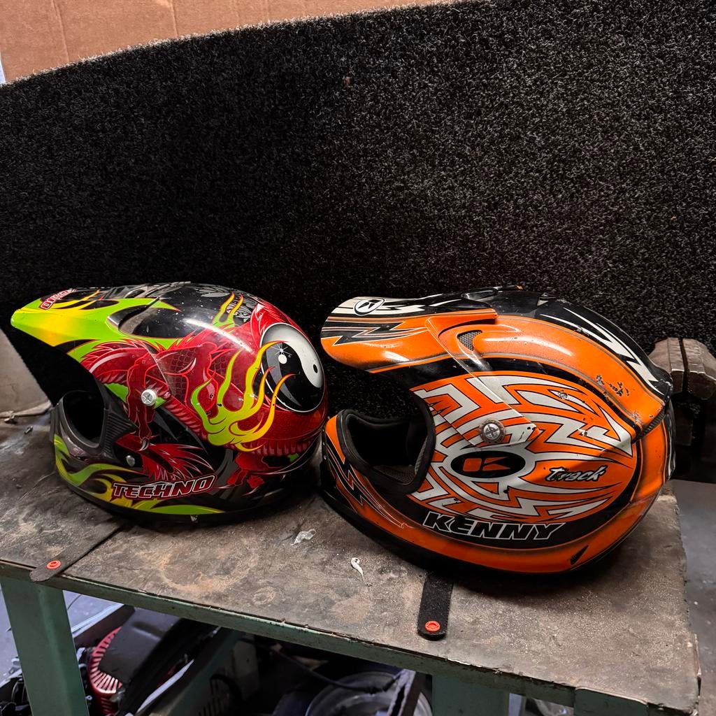 Gebruikte kinder cross helmen, Kinderen, Offroadhelm, S, Tweedehands