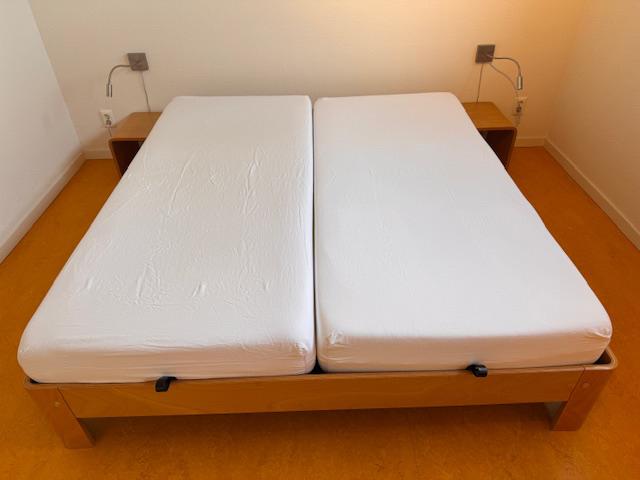 Auping Auronde tweepersoonsbed, Huis en Inrichting, Slaapkamer | Bedden, Ophalen, Gebruikt, Overige kleuren, Tweepersoons