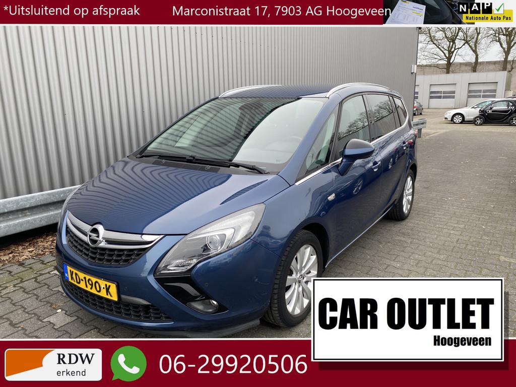 Opel Zafira Tourer 1.4 Innovation 7p AUTOMAAT, Leer/Stof, Cl, 15 km/l, Gebruikt, Euro 6, 4 cilinders