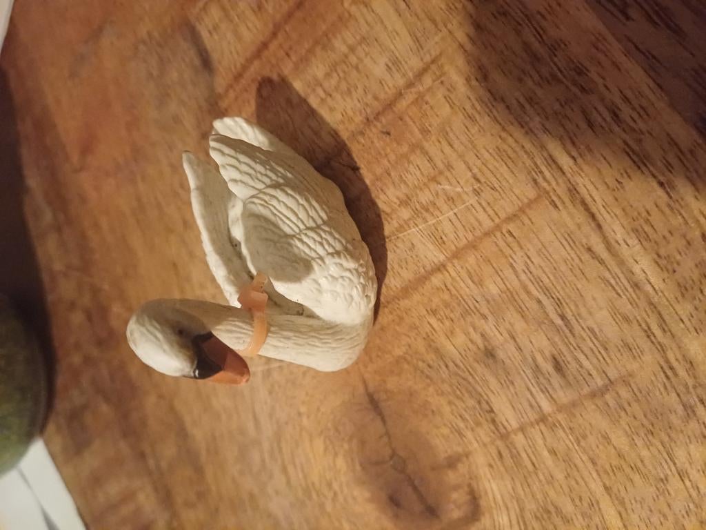 Schleich zwaan, Ophalen of Verzenden, Zo goed als nieuw, Paard, Beeldje of Figuurtje