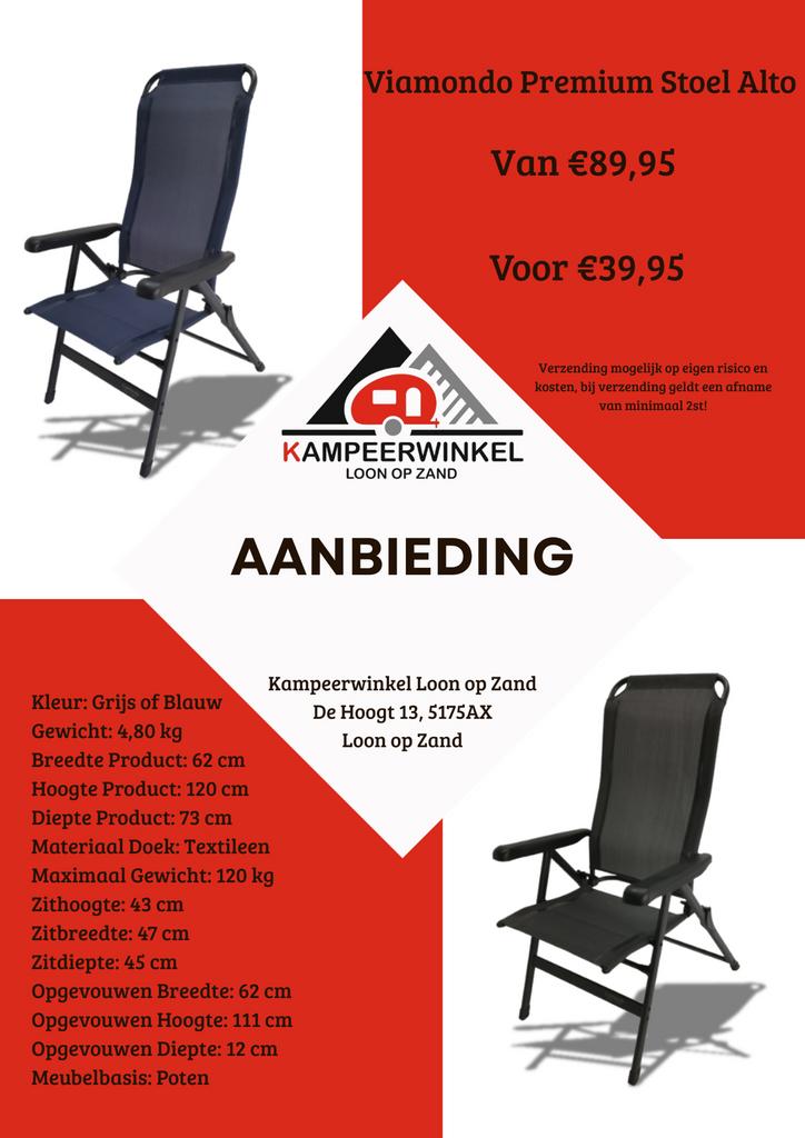 AANBIEDING KAMPEERSTOEL VIAMONDO €39,95🤑, Ophalen, Nieuw