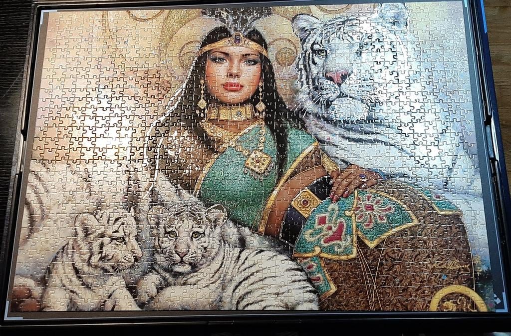 Karl Bang Silver collection puzzel 1000 stukjes, Ophalen of Verzenden, 500 t/m 1500 stukjes, Zo goed als nieuw, Legpuzzel