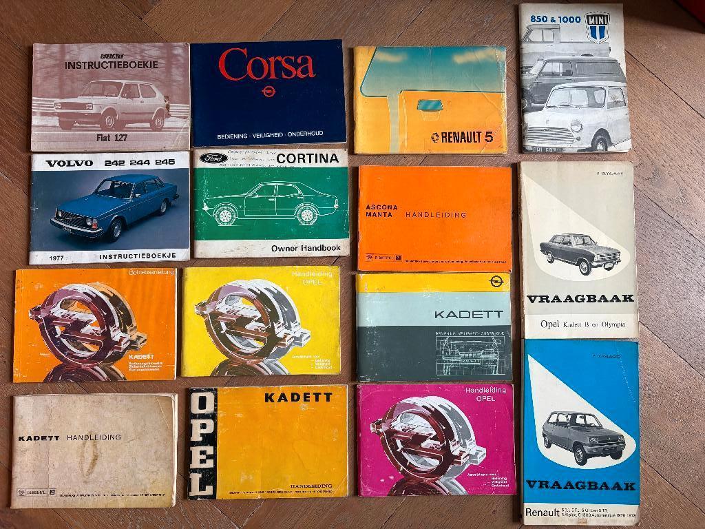 Auto instructie boekjes jaren 70, Ophalen of Verzenden