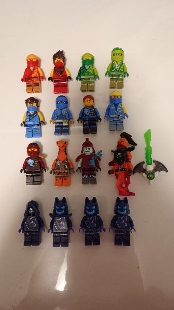 Lego Ninjago Poppetjes, Kinderen en Baby's, Speelgoed | Duplo en Lego, Ophalen of Verzenden, Zo goed als nieuw, Losse stenen, Lego