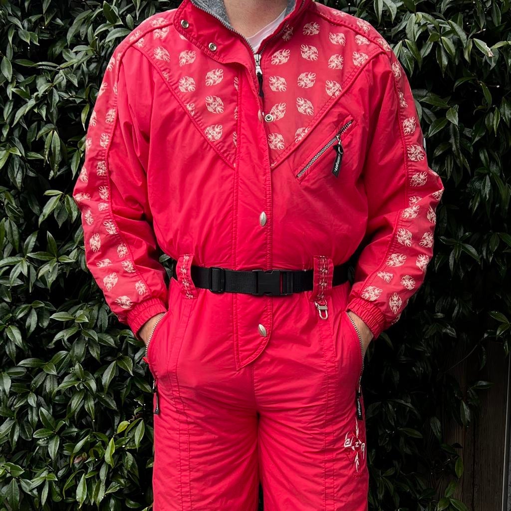 Vintage Retro Skipak (M), Kleding | Dames, Wintersportkleding, Ophalen of Verzenden, Gedragen, Maat 38/40 (M), Pak