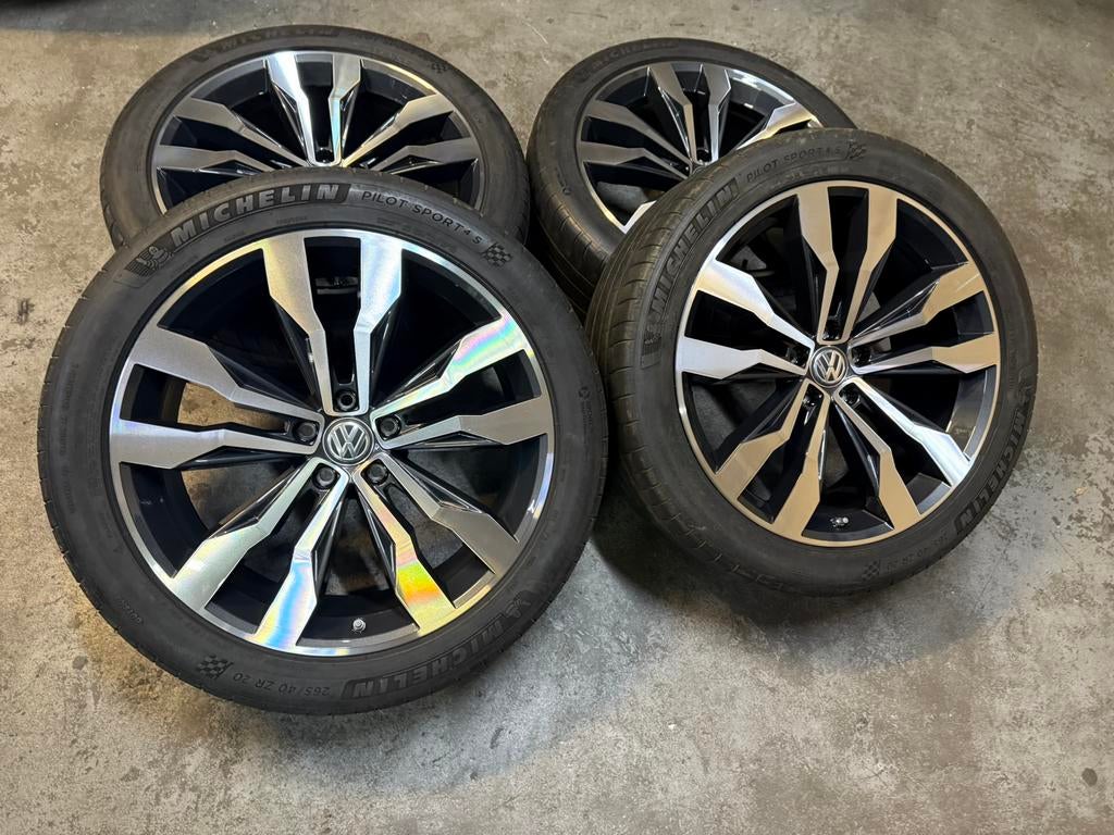 ✅ 20 inch Volkswagen Tiguan Suzuka velgen 5x112 Allspace, Ophalen, Gebruikt, 265 mm, Banden en Velgen