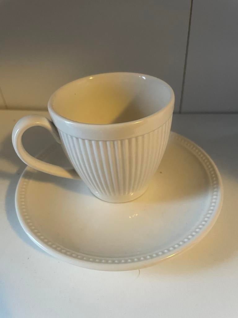 Wedgwood Windsor Kop en Schotel - Onbeschadigd, ., Keramiek, Ophalen of Verzenden, Zo goed als nieuw