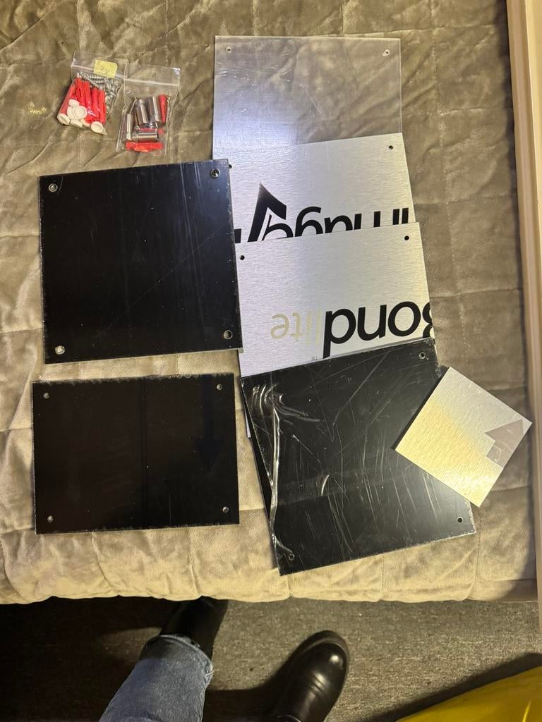 Partij producten om te bedrukken of borduren, Ophalen of Verzenden, Zo goed als nieuw, Borduurpakket