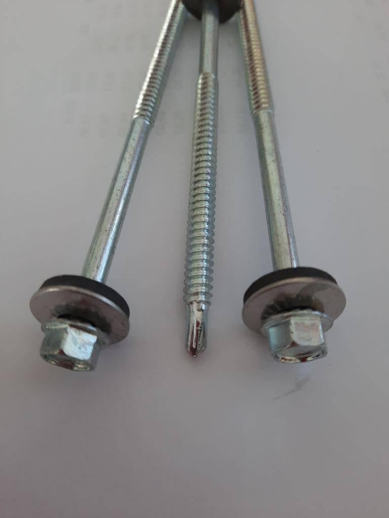 50 stuks verzinkt Sandwichpaneel schroeven 130 mm, Overige materialen, N, N, Nieuw