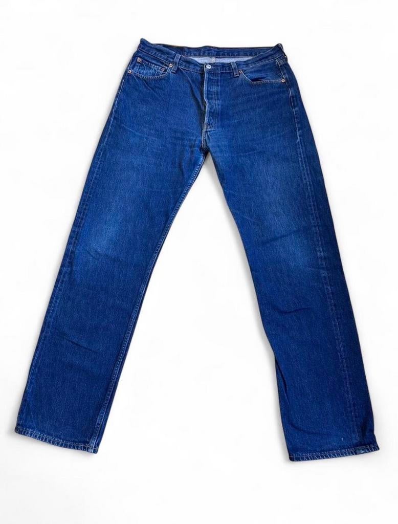 Vintage Levi's 501 W38 L36 - 1994 - Originele Fit Jeans, Ophalen of Verzenden, Gedragen, Blauw, W36 - W38 (confectie 52/54)