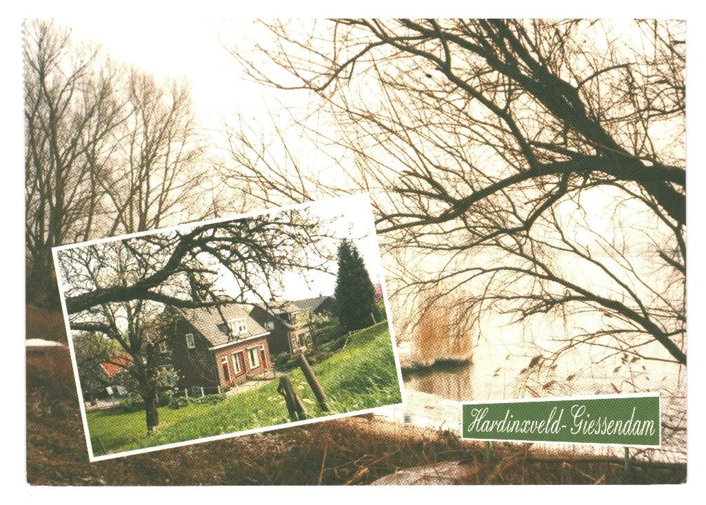 987276 Hardinxveld Giessendam 80+ Rivierdijk ZH Boven, Ophalen of Verzenden, 1980 tot heden, Gelopen, Noord-Brabant