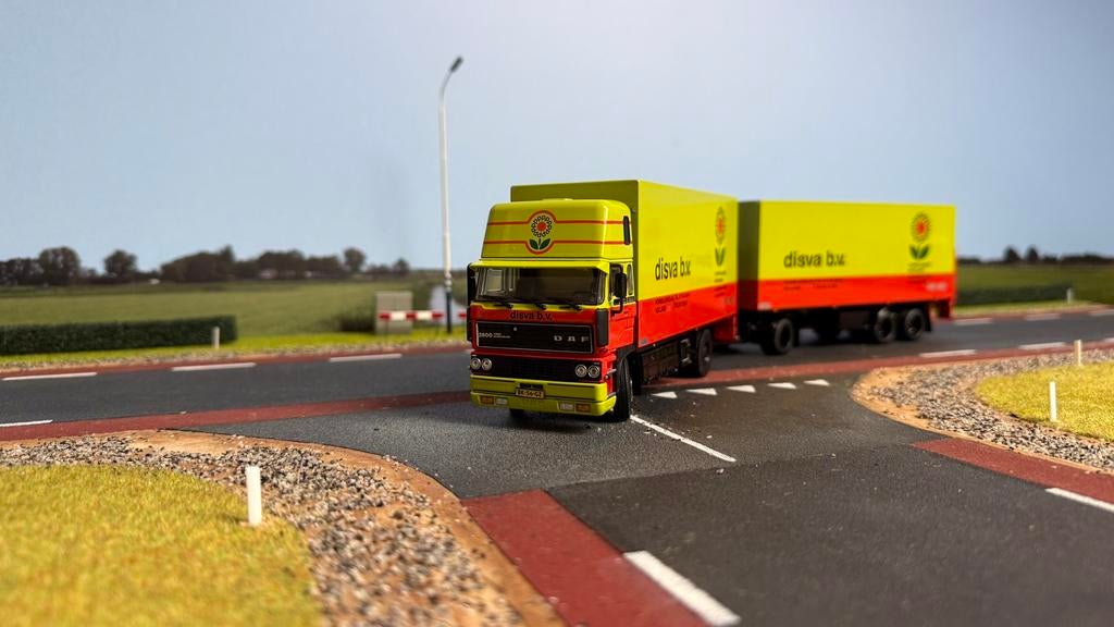 Tekno DAF 2800 Topsleeper 4x2 bakwagen 3-as ahw Disva 1:50, Ophalen of Verzenden, Nieuw, Bus of Vrachtwagen, Tekno